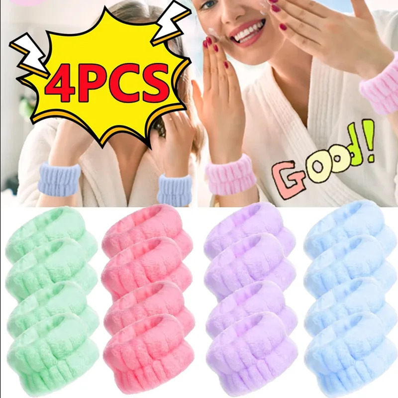 Body Loofah Natural - 1/4PCS Reusable Wrist Washing Belt Soft