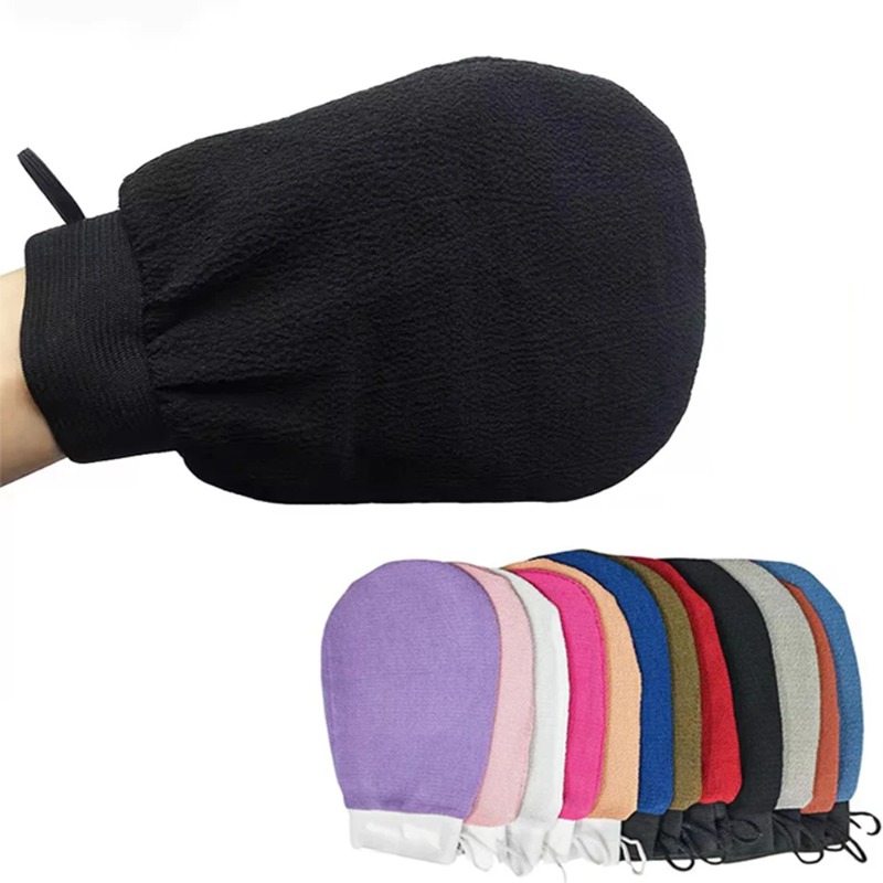 Body Loofah Natural - Bath Scrub Glove Exfoliating Body Facial
