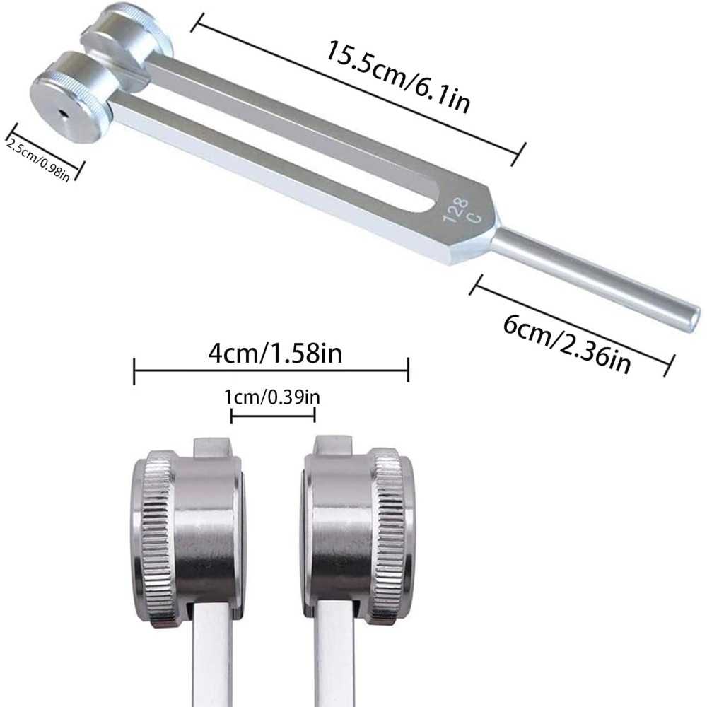 128Hz Tuning Fork Set - Stainl – Waxing Kit Home Bewertung und Preis