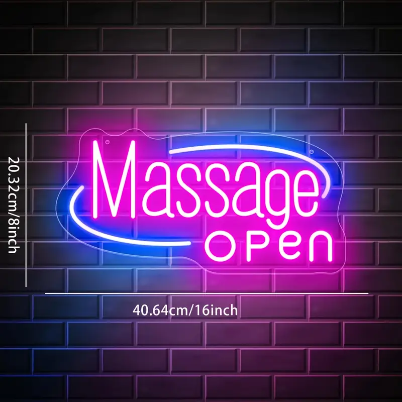 Massage Spa Open LED Neon Sign – Spa Wellness Salon Bewertung und Preis