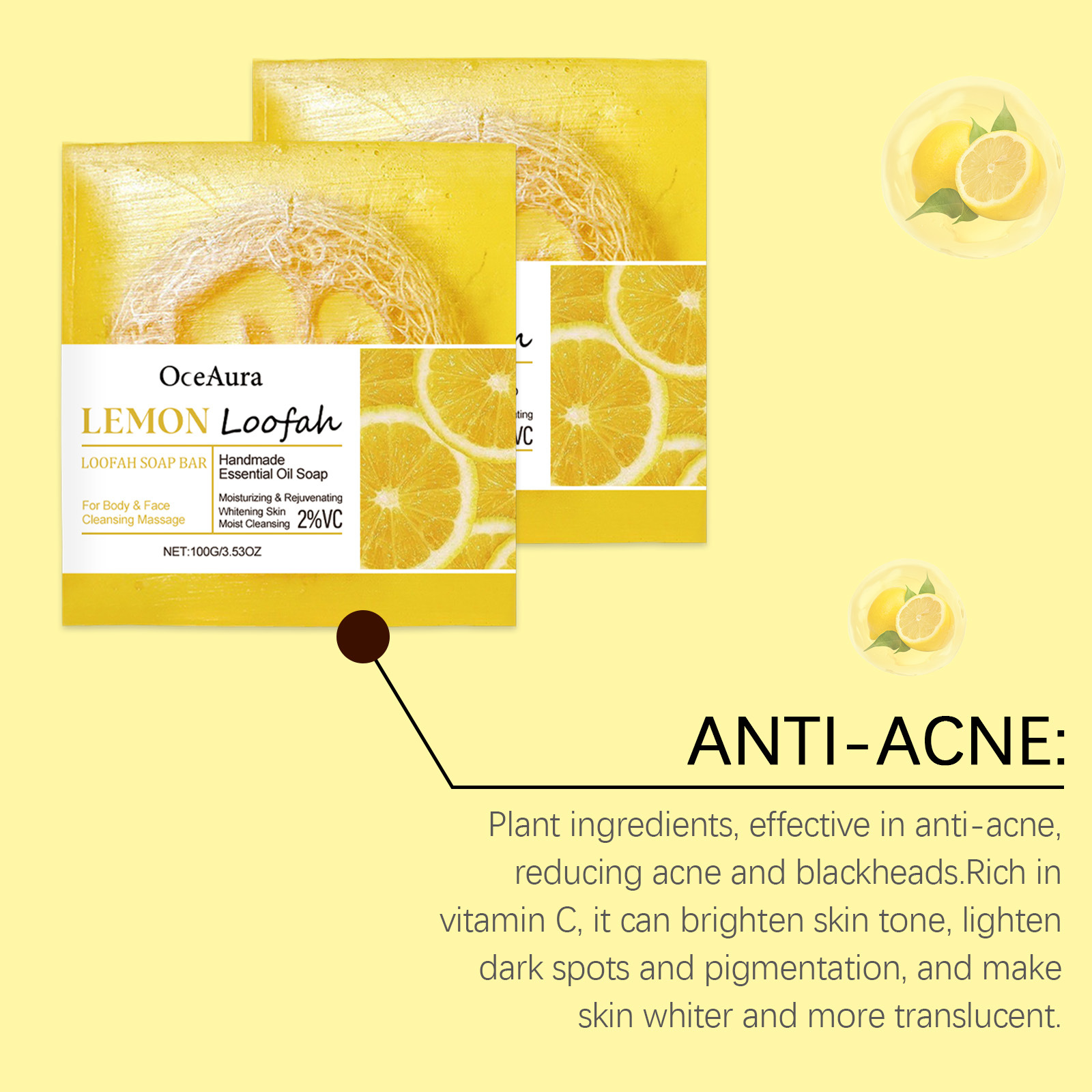 Lemon Loofah Handmade Soap Nat – Body Loofah Natural Bewertung und Preis
