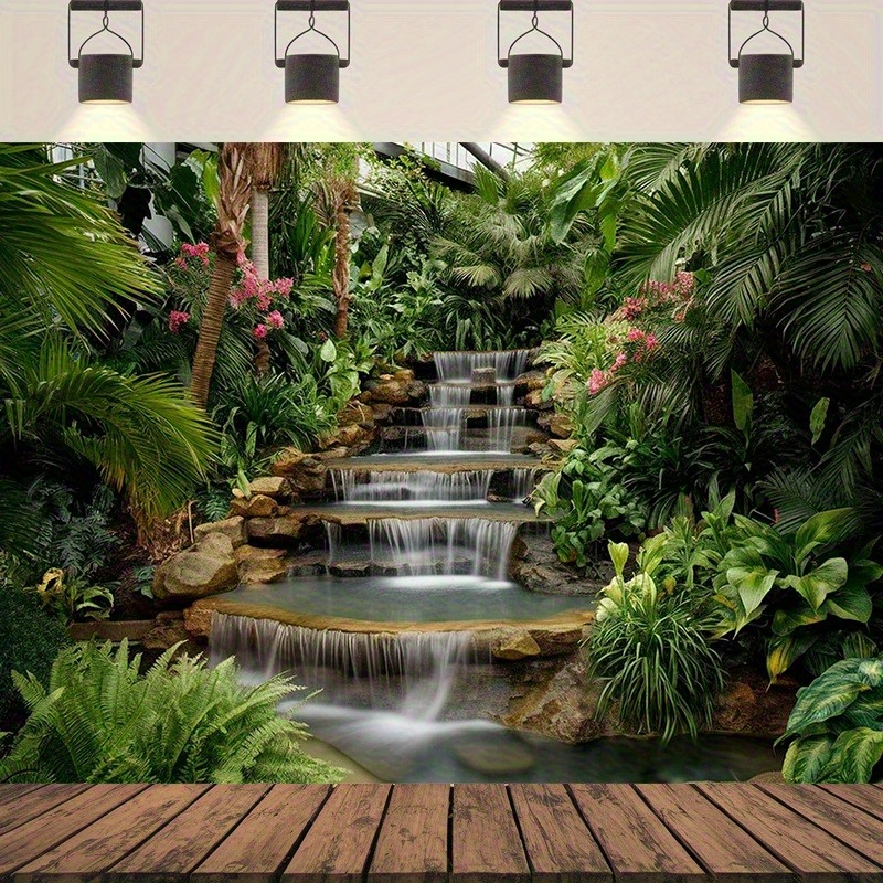 Waterfall Garden Tapestry Lush – Spa Wellness Nature Bewertung und Preis