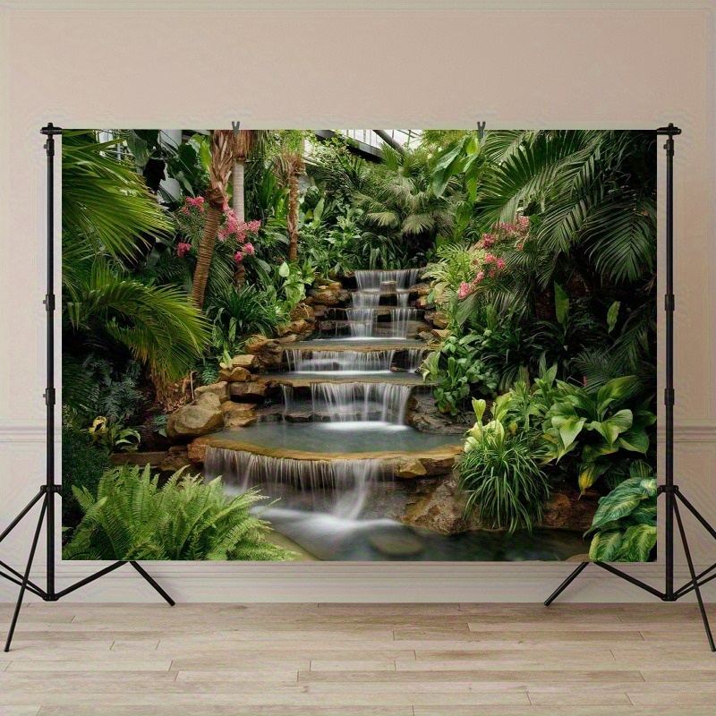 Waterfall Garden Tapestry Lush – Spa Wellness Nature Bewertung und Preis