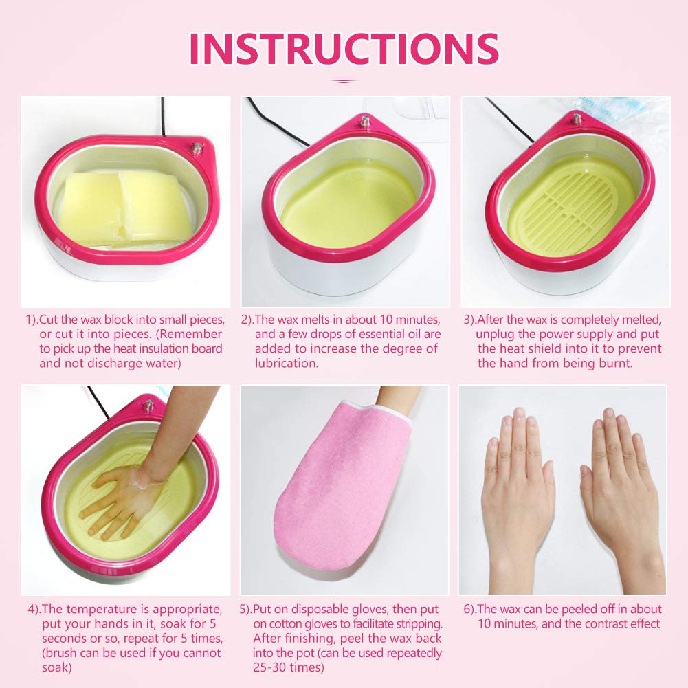 Full Set Paraffin Wax Heater T – Waxing Kit Home Bewertung und Preis
