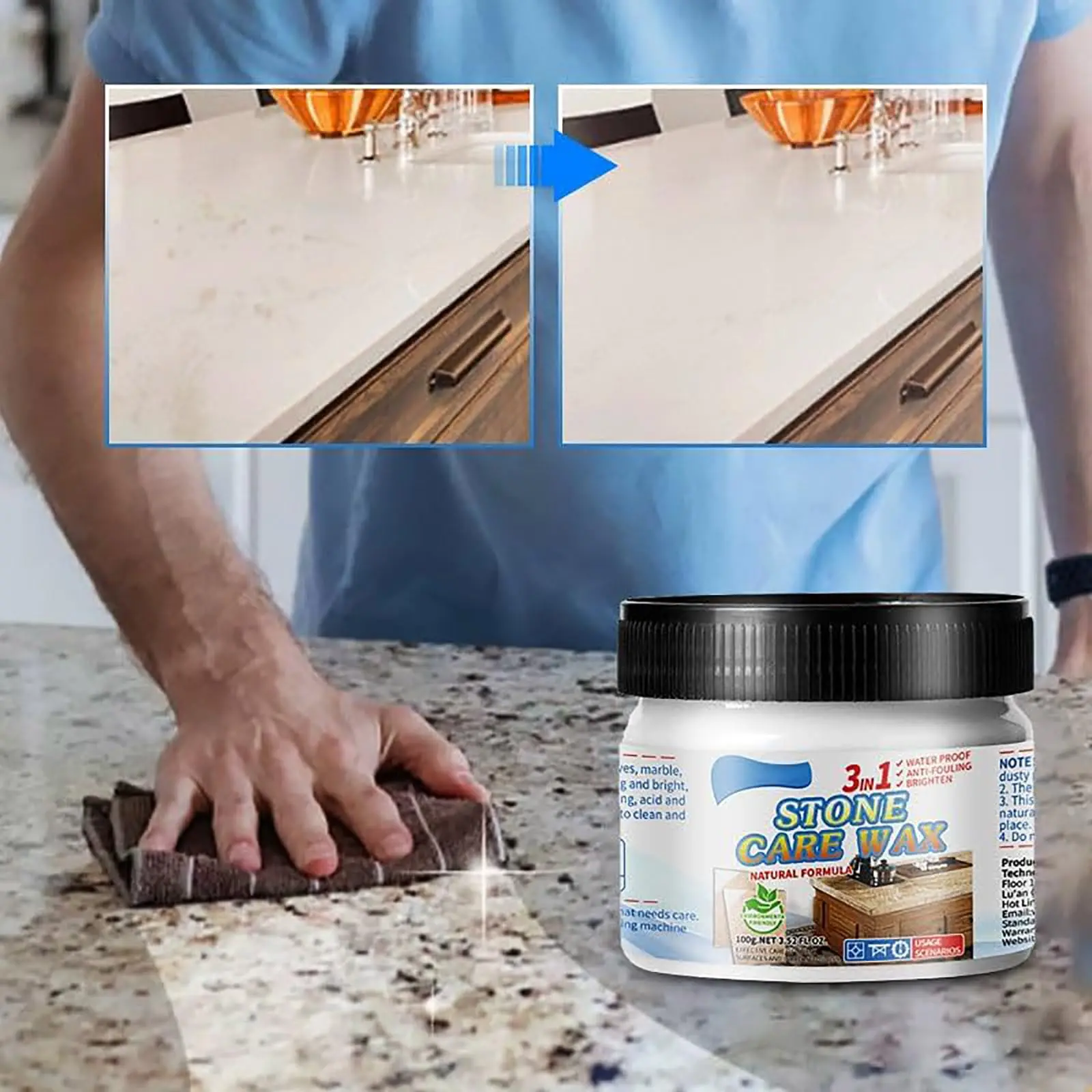 Marble Floor Polishing Kit Pow – Waxing Kit Home Bewertung und Preis