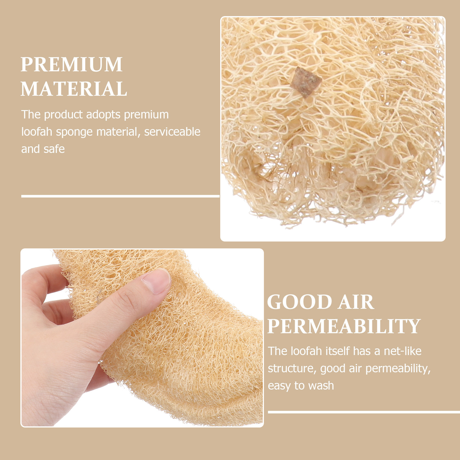 1Pcs Natural Loofah Shower Spo – Body Loofah Natural Bewertung und Preis