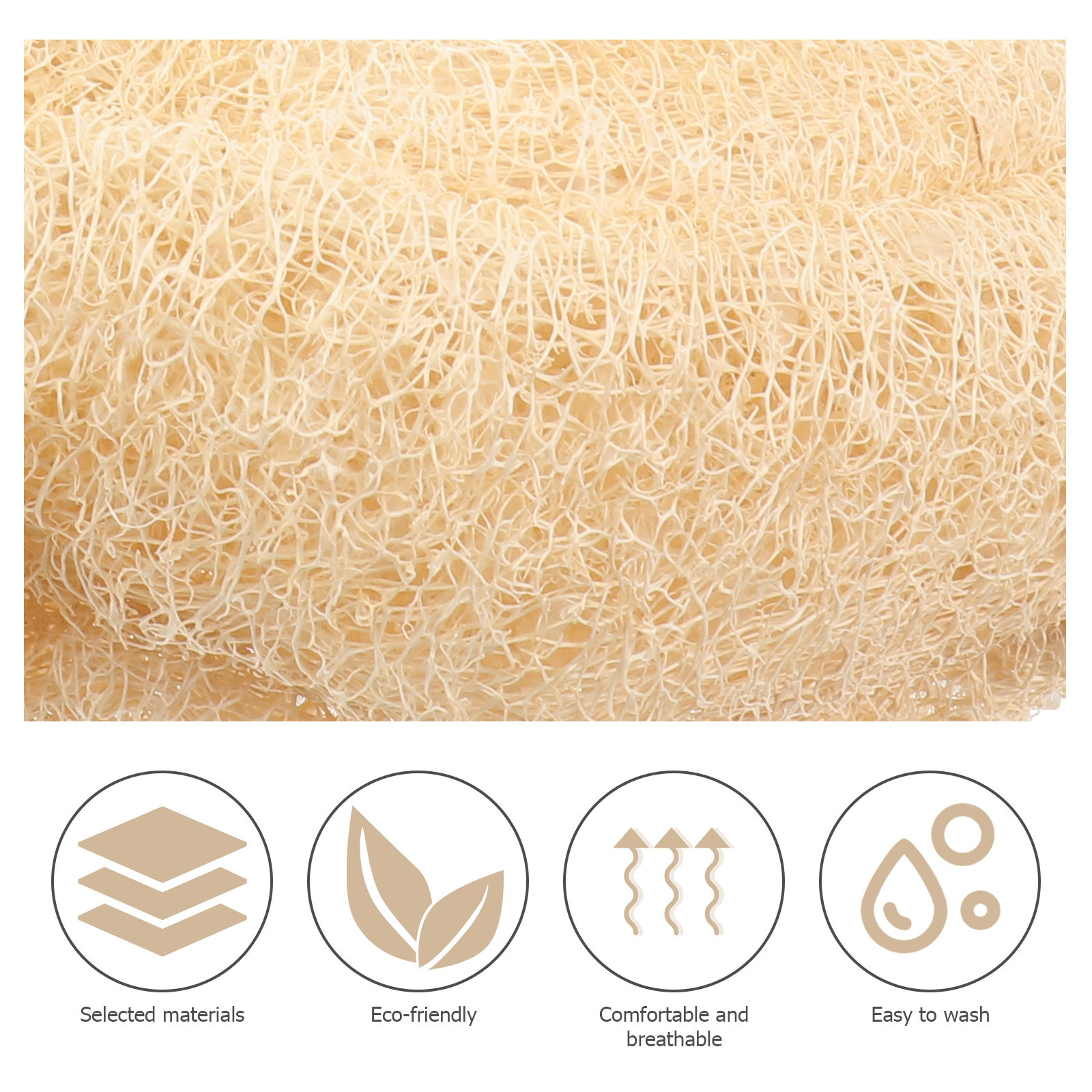 1Pcs Natural Loofah Shower Spo – Body Loofah Natural Bewertung und Preis