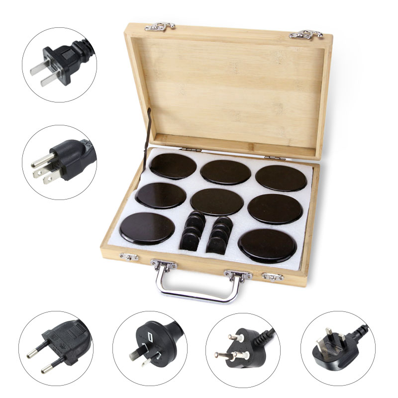 Hot Basalt Stone Massage Kit – – Spa Wellness Nature Bewertung und Preis